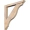 Ekena Millwork Funston Traditional Smooth Bracket w/ Offset Brace, Douglas Fir, 5 1/2"W x 44"D x 44"H BKT0604X44X44FST01SDF - alternate 1